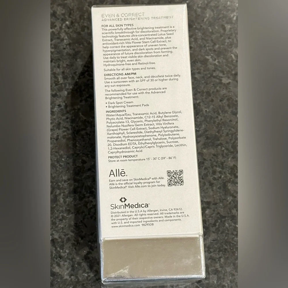 SkinMedica Unopened Even And Correct Advanced Brightening Treatment, 2 Ounce